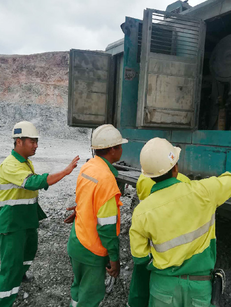 高温酷暑，SG胜游智能凿岩设备异域扬威