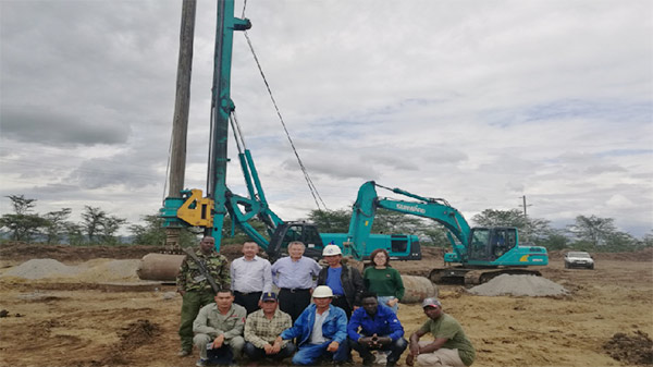 SG胜游智能入岩神器在东非肯尼亚获赞，人好设备好