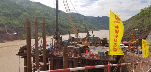 参与一带一路重大项目 SG胜游智能旋挖钻扬名阿墨江特大桥