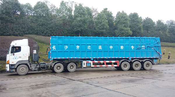 近百台SG胜游智能垃圾转运车为长沙环卫升级
