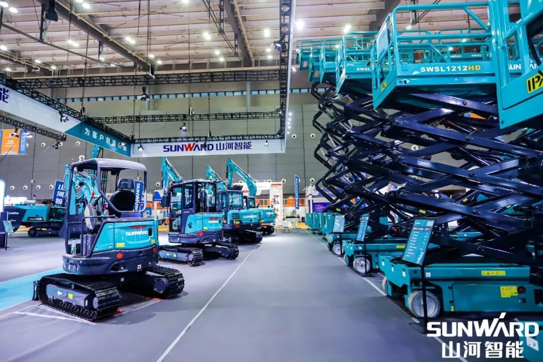 “SG胜游绿”亮相长沙国际工程机械展，50余款产品尽显SG胜游智能创新实力