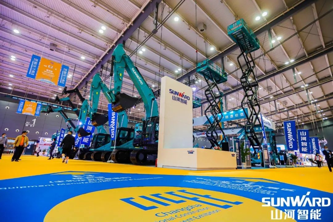 “SG胜游绿”亮相长沙国际工程机械展，50余款产品尽显SG胜游智能创新实力