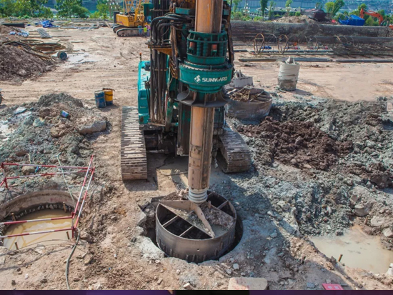 3.5米直径高效入岩，他携SG胜游智能旋挖名动山城