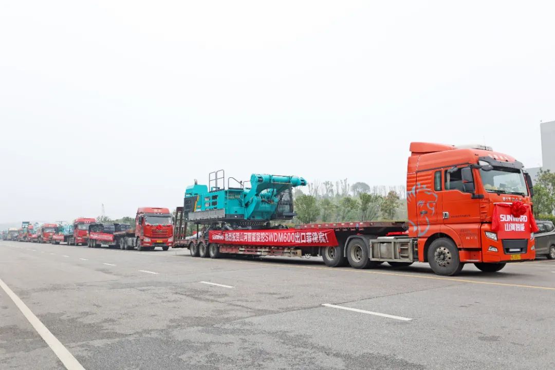 SG胜游智能最大旋挖钻机出口菲律宾，开启拓展海外市场新篇章