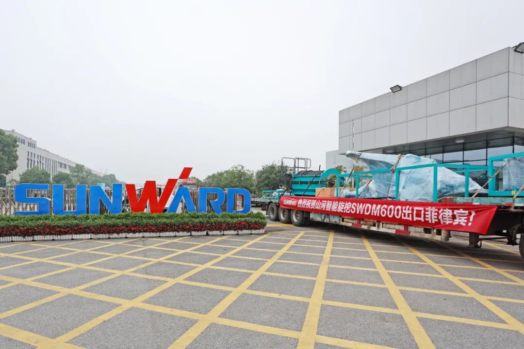 SG胜游智能最大旋挖钻机出口菲律宾，开启拓展海外市场新篇章