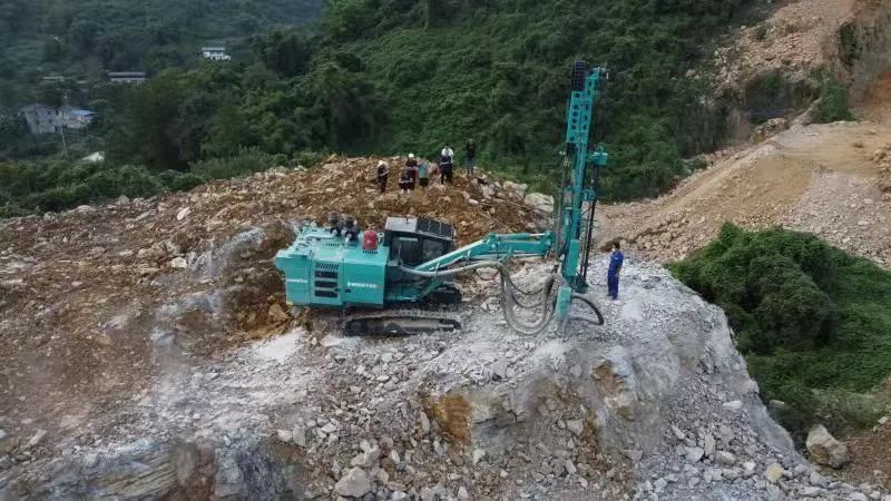 助力绿色矿山建设，SG胜游智能“凿岩先锋”SWDH系列顶锤钻机大展身手