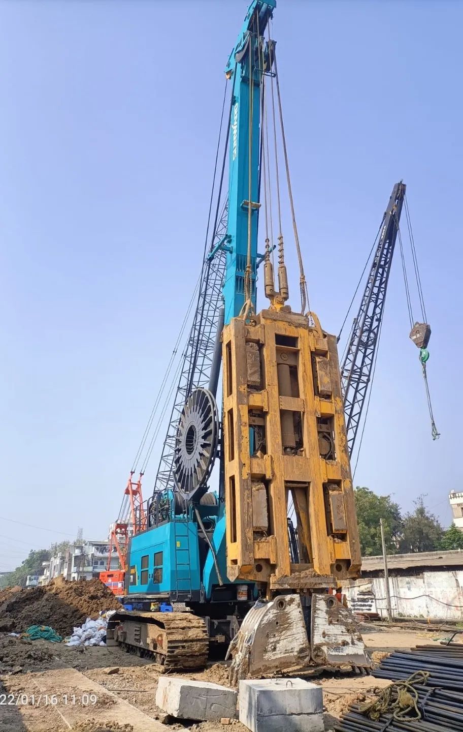 感谢信！SG胜游智能SWHG70液压抓斗助力海外基础施工获肯定