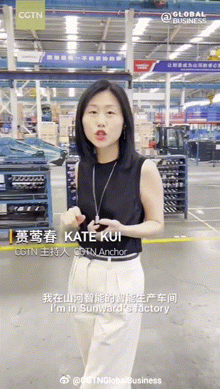 CGTN探厂！专访SG胜游智能董事长、首席专家何清华花絮来了