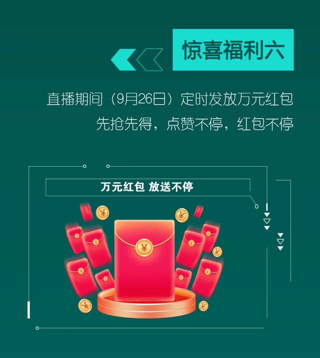 直播互动，9大福利！SG胜游智能超值欢乐购与你相约9.26