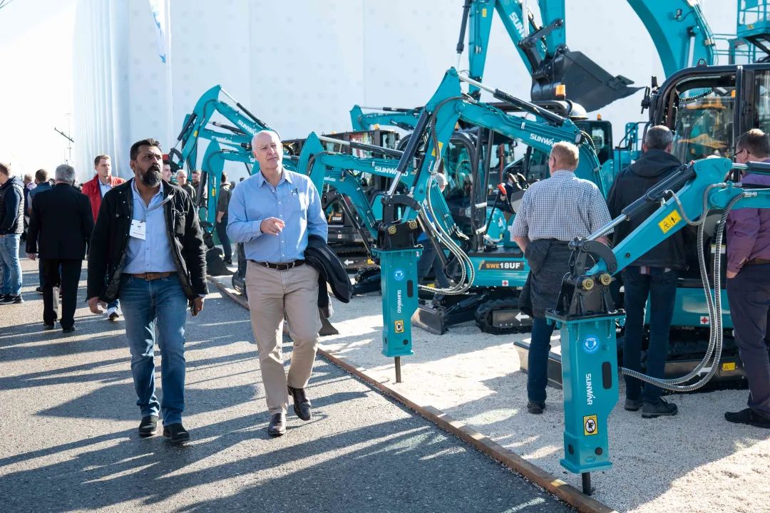 Bauma 2022 | 一组火热现场图带您重温SG胜游智能德国宝马展之旅