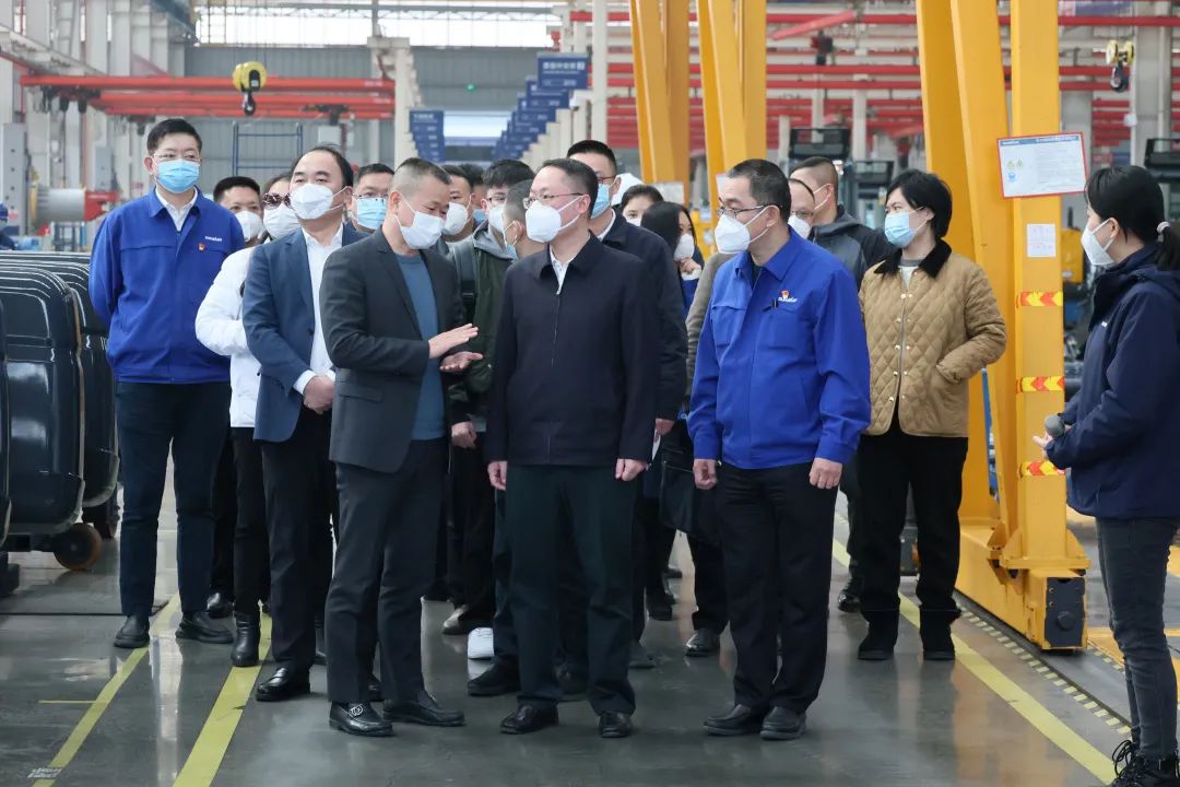 彭涛副市长督导SG胜游智能安全生产工作、开展新春慰问