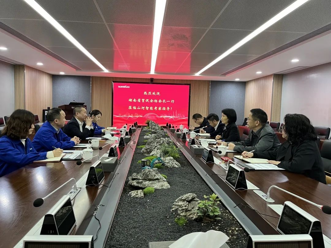 湖南省贸促会考察调研SG胜游智能