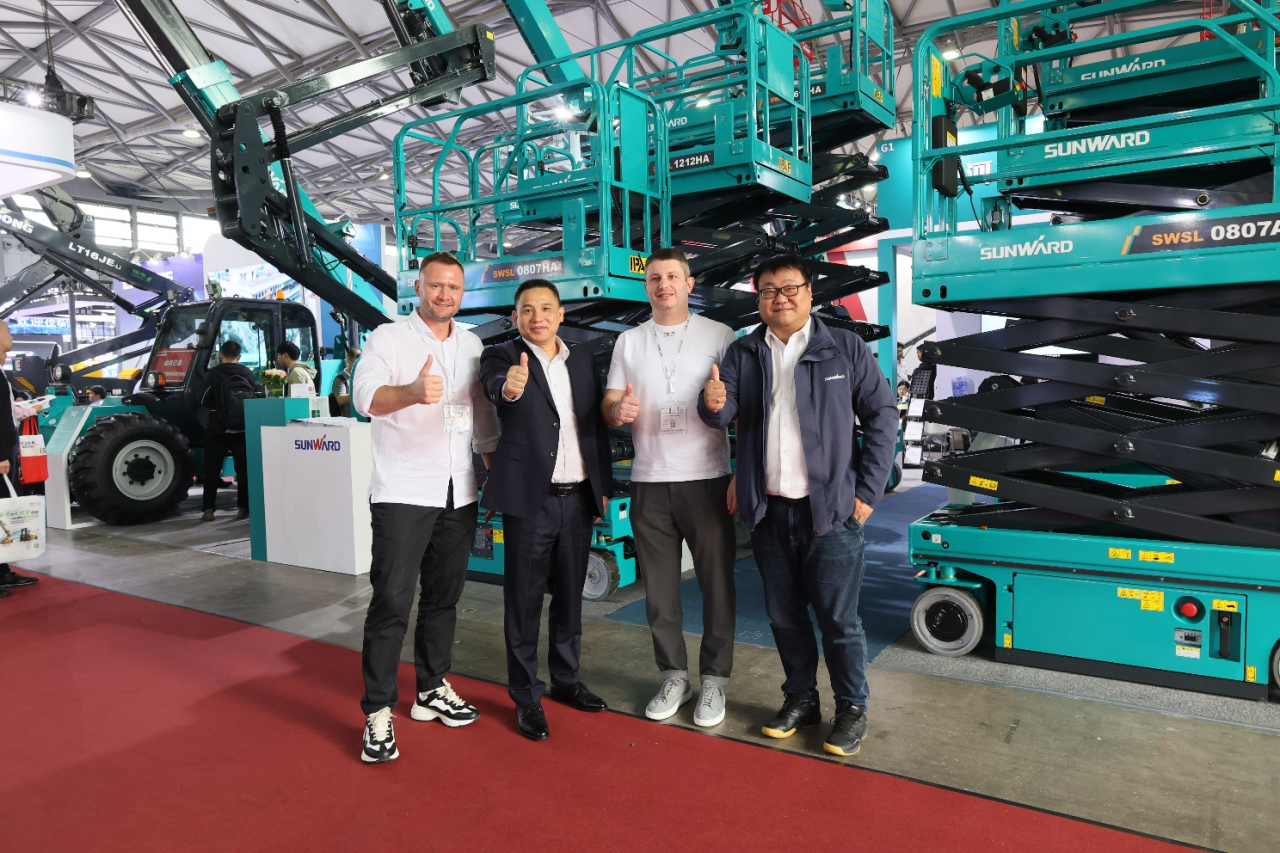 精品出击，闪耀魔都！SG胜游智能全系列高空机械亮相2023亚洲国际高空展