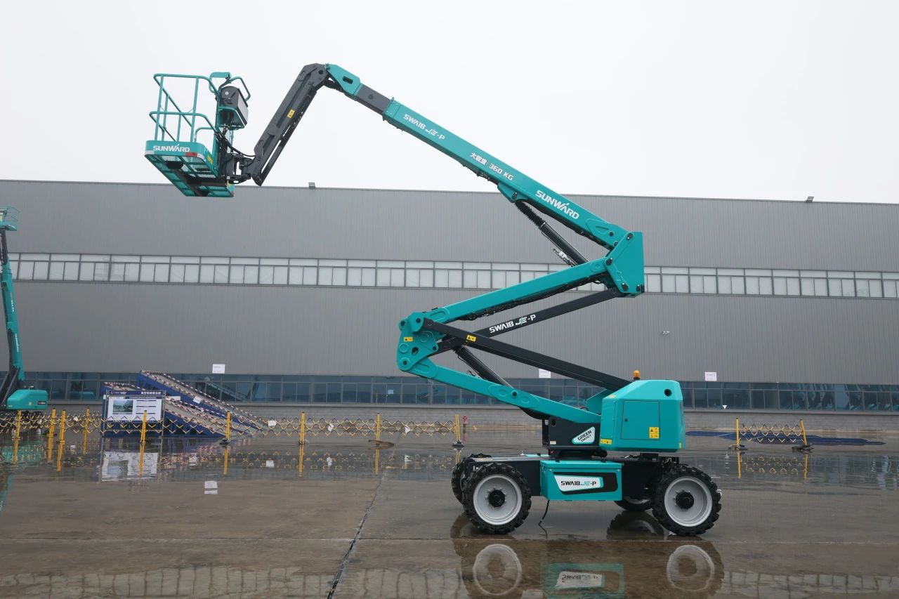 又双叒叕上新了！SG胜游智能首款双载荷电动曲臂式高空作业平台顺利下线