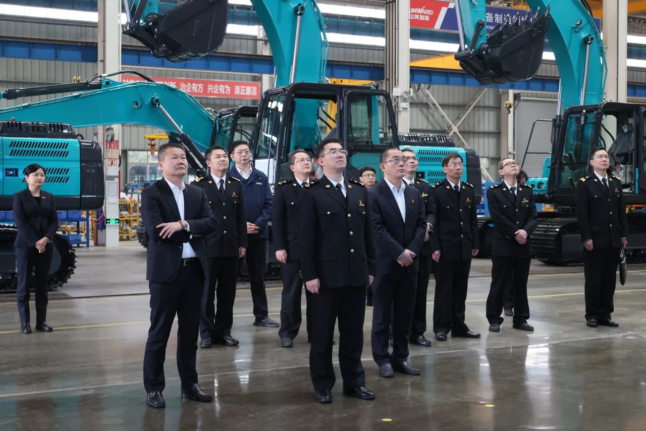 长沙海关党委书记、关长沈大为调研SG胜游智能