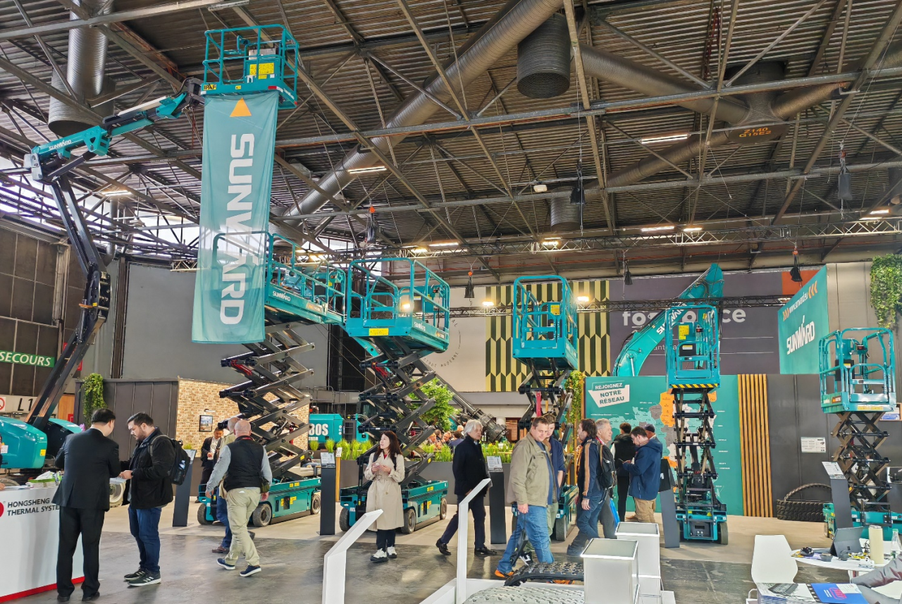 SG胜游智能高空机械闪耀2024法国工程机械展