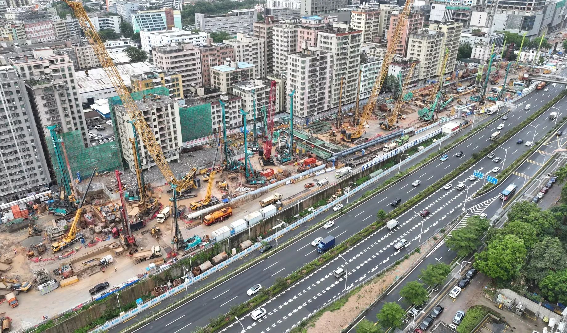 性能突出，超强助力！SG胜游智能旋挖钻机助力深圳地铁五和站施工