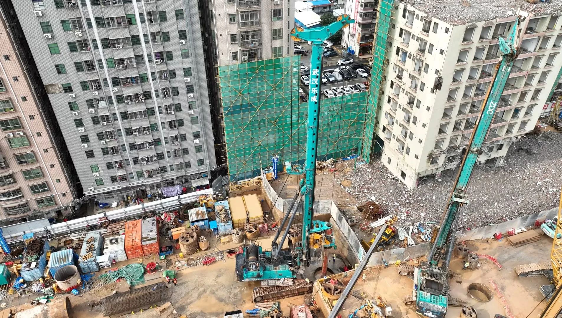 性能突出，超强助力！SG胜游智能旋挖钻机助力深圳地铁五和站施工