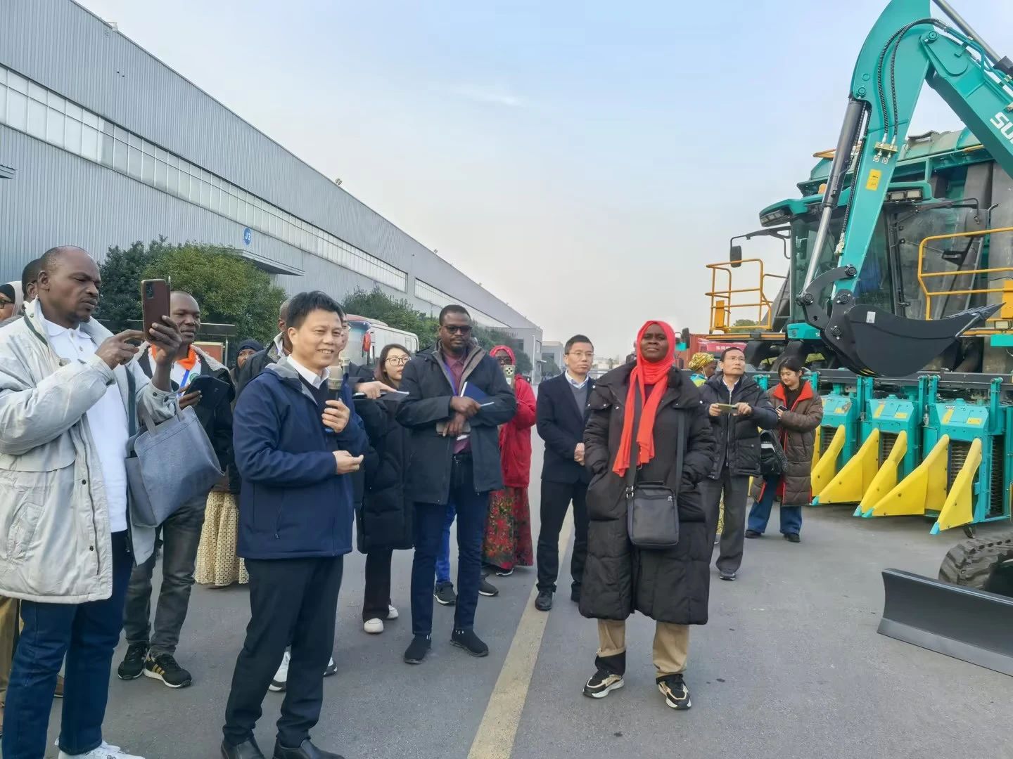 尼日尔农业管理和技术研修班调研SG胜游智能