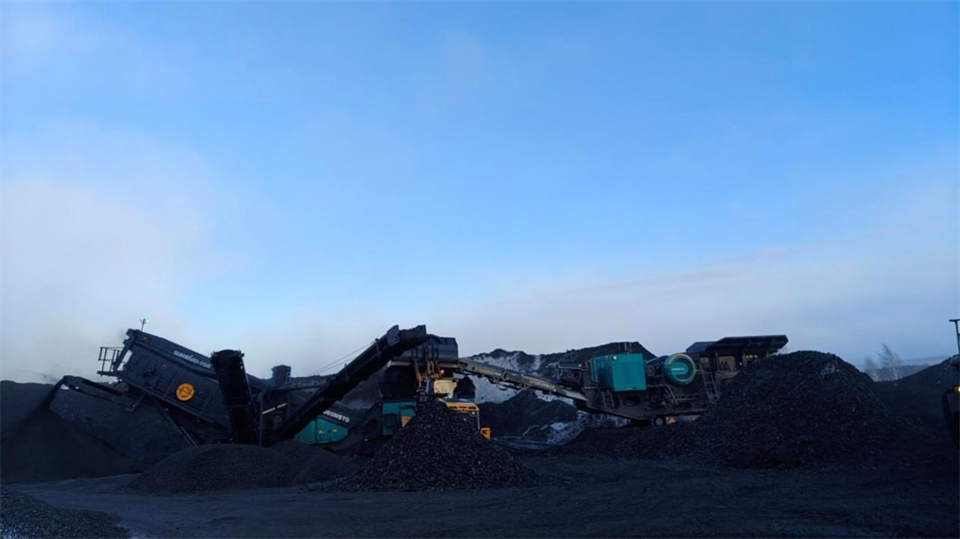 不惧-30℃极寒挑战，SG胜游普石勒破碎筛分设备稳定运行！