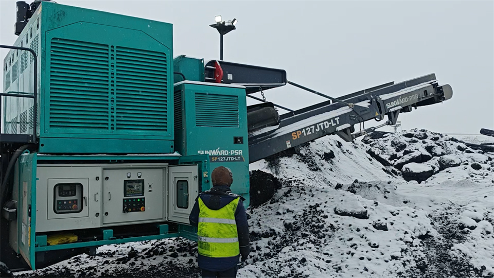 不惧-30℃极寒挑战，SG胜游普石勒破碎筛分设备稳定运行！