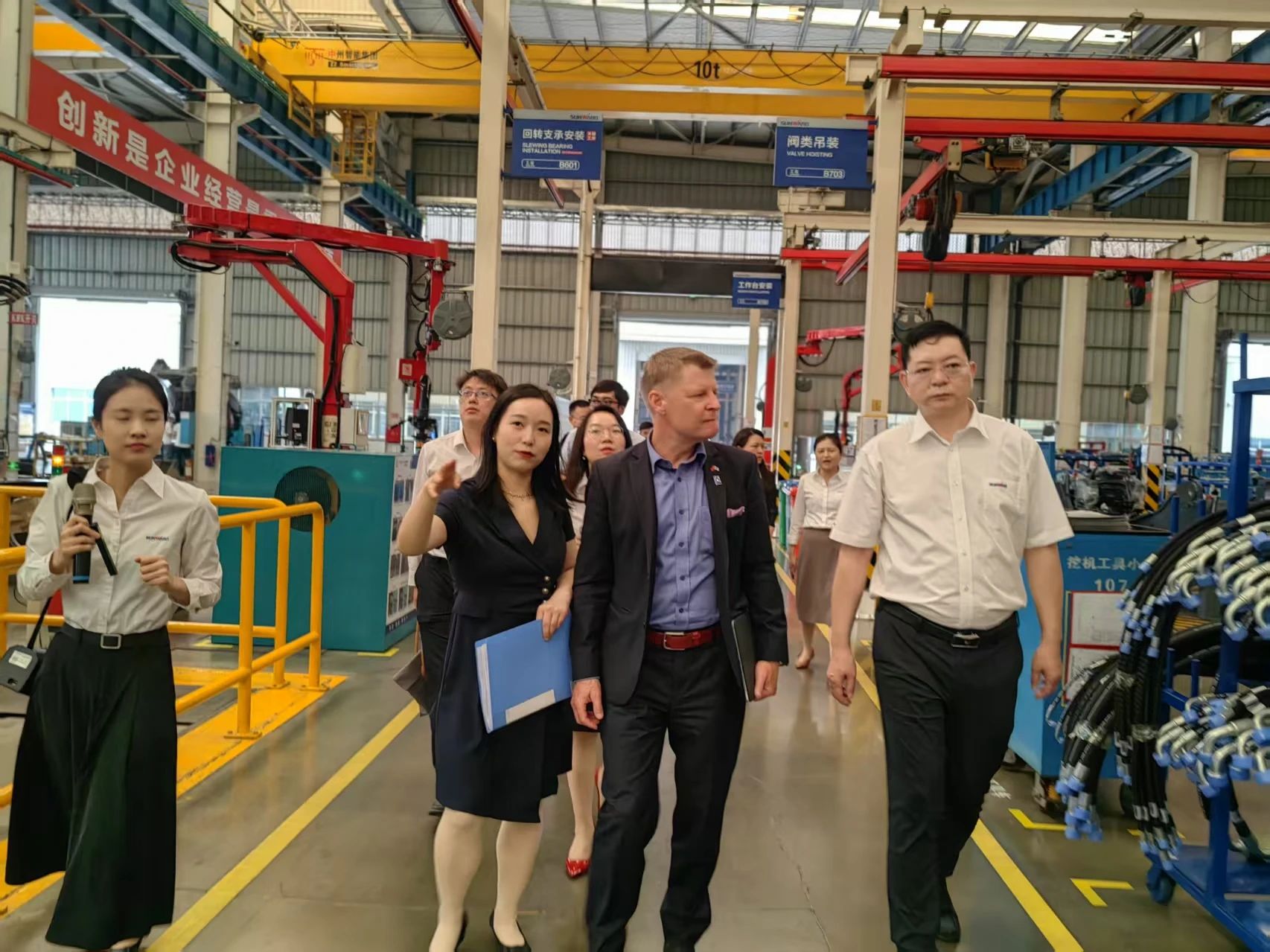 芬兰驻华大使馆商务参赞到访SG胜游智能