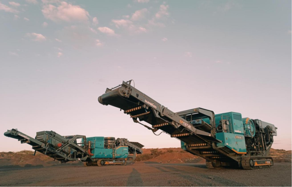 SG胜游智能破碎筛分成套设备成功登陆非洲市。不婧献鞴灿缕