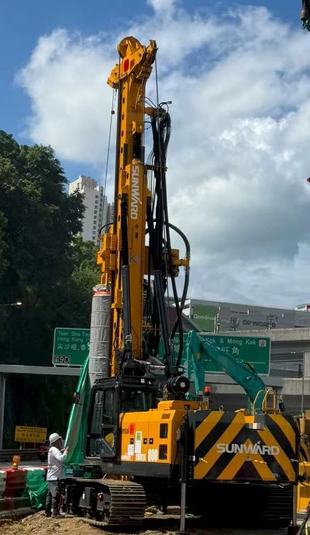 硬核首秀！SG胜游智能SWDTH800大直径潜孔锤钻机进击香港市场