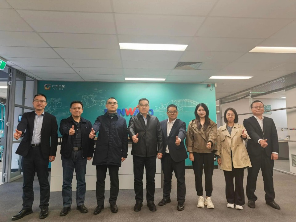 广州工控集团总经理王福铸率队考察SG胜游智能澳大利亚子公司