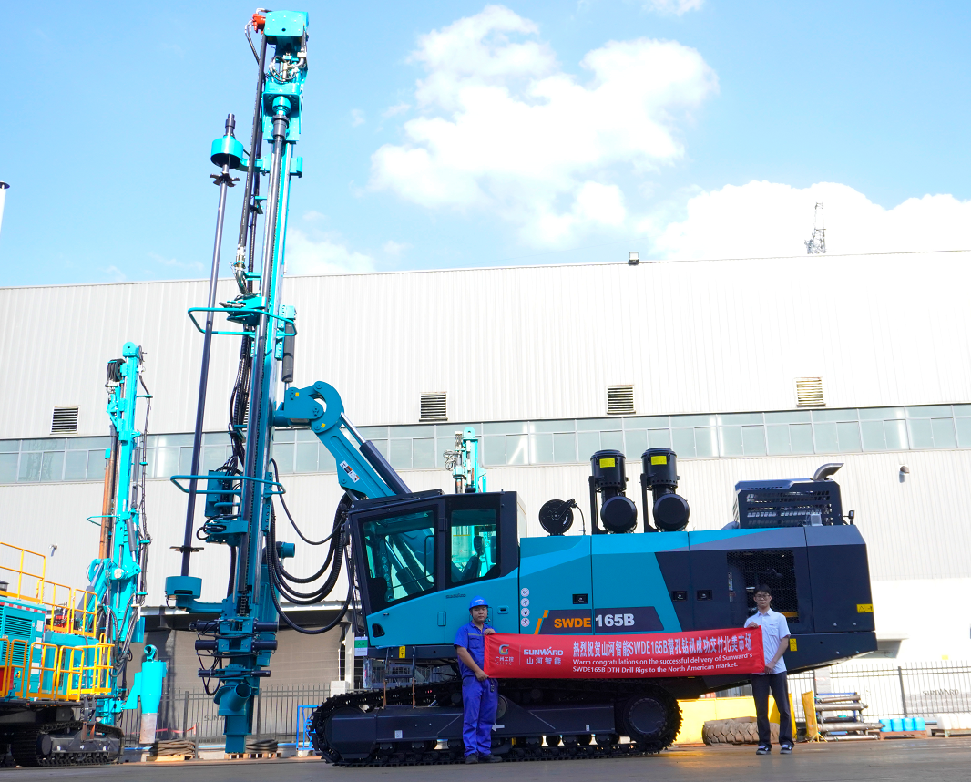 征服国际高端客户！SG胜游智能潜孔钻机进军北美市场